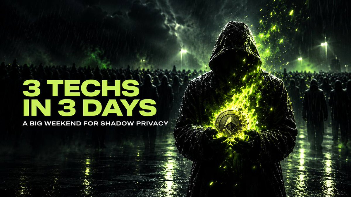 shadow_privacy's tweet photo. Big weekend ahead for ShadowPrivacy 👀

We have 3 big updates coming over the next few days, and here’s what you can expect.

Today: Privacy NFTs

You’ll be able to create NFTs anonymously for any project or launch your token with a full privacy NFT collection. The holders of these NFTs will receive the creator rewards from the token.

Tomorrow: ShadowPrivacy Visa Cards 💳

This is probably the product we’re most excited about. We spent over 2 weeks working on it before the token even launched.

You’ll be able to create Visa cards anonymously, fund them, and use them for payments without publicly linking the funding source to your spending.

Sunday: Our new web app

Think FOMO or Pumpfun, but with 0% fees, privacy built in, and rewards just for signing up.

We’ve been working hard behind the scenes, and this is only the beginning of what we want to build with ShadowPrivacy.

3 days, 3 releases. Stay tuned. 🖤