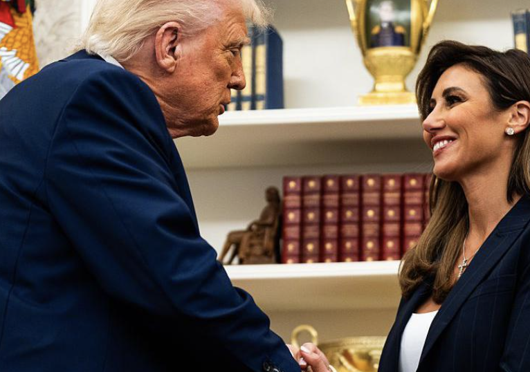 funder's tweet photo. Alina Habba took a $50 million job from a billionaire's family while working at the Justice Department. Two weeks in, Trump pardoned the father. The people who can put her under oath are on your ballot. #VoteEarlyDay https://t.co/SIWbexR9wp https://t.co/cX42STojwd