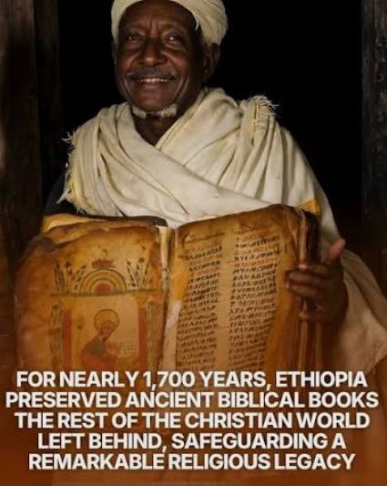 Forgotten_Peeps's tweet photo. Case in point .... We owe it to the ETHIOPIAN MONKS for preserving some of the most important historically significant biblical canon including : The Book of Enoch , The Book of Jubilees, the indigenous Books of Meqabyan, the Ascension of Isaiah, and others which would have been lost forever without them. I will pick a devout christian from any country over a slobbering, blue haired liberal any day. Christianity is not only compatible with western civilization, Its one of the founding pillars.