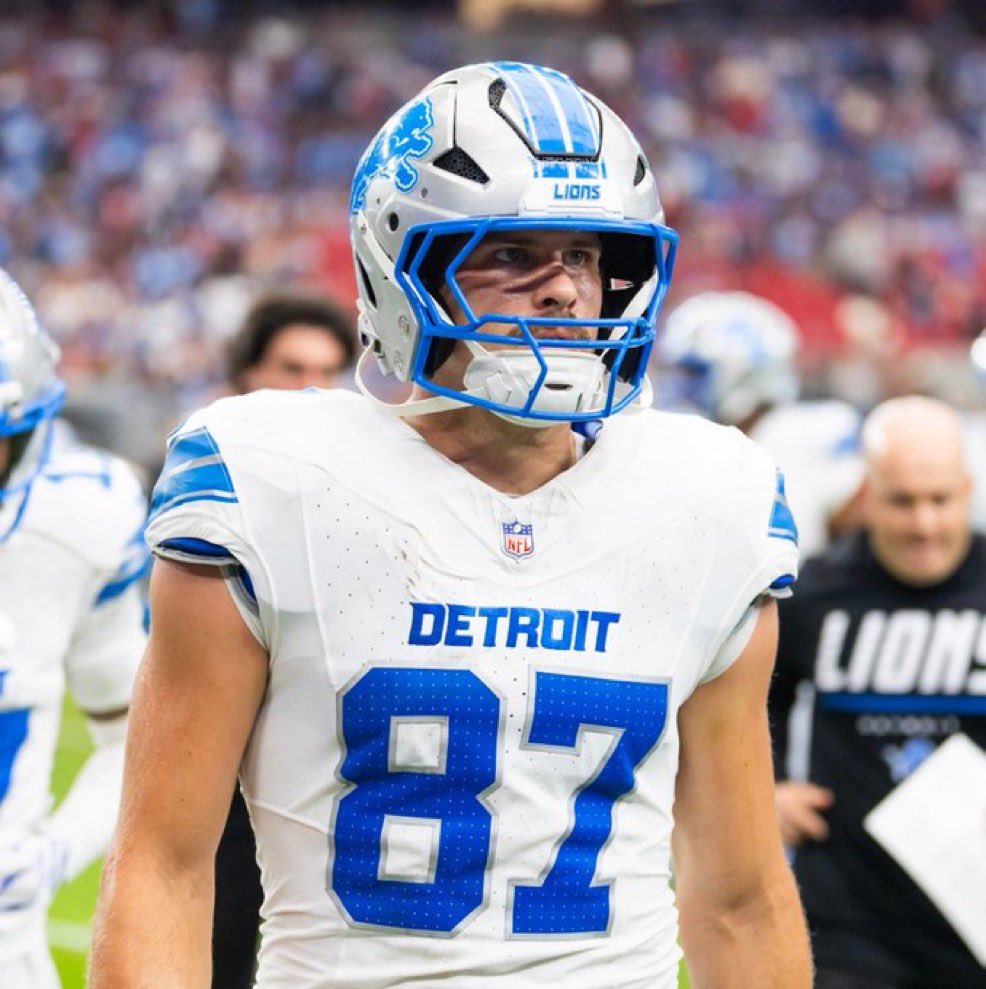FirstDownMediaa's tweet photo. Sam Laporta was on no show for media for the #Lions 

A trade is on the way!! 🦁 https://t.co/c6RLiAdBIj
