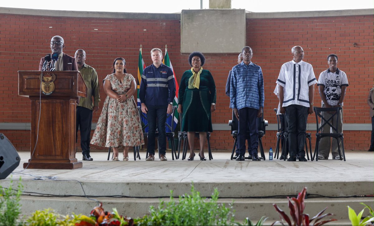 DepartmentPWI's tweet photo. Today, the Minister of Public Works and Infrastructure, @DeanMacpherson , accompanied Deputy President @PMashatile on a guided tour of the Ohlange Interpretation Centre, led by Mr Langa Dube and Museum Curator, Mr Mandla Nxumalo.

The Centre, originally the home of Dr John Langalibalele Dube, preserves the legacy of the renowned educator and first president of the African National Congress (ANC), whose contribution to South Africa’s struggle for freedom and democracy remains significant.

In 2024, the site became part of the UNESCO World Heritage property, Human Rights, Liberation and Reconciliation: Nelson Mandela Legacy Sites, in recognition of its historical significance and contribution to the country’s liberation heritage.

The visit was also attended by the Deputy Minister of Basic Education, Dr Regina Mhaule, and the KwaZulu-Natal MEC for Education, Sipho Hlomuka.

#LetsbuildSA #SouthAfricanHeritage #OhlangeInstitute #NationalHeritage
@GovernmentZA