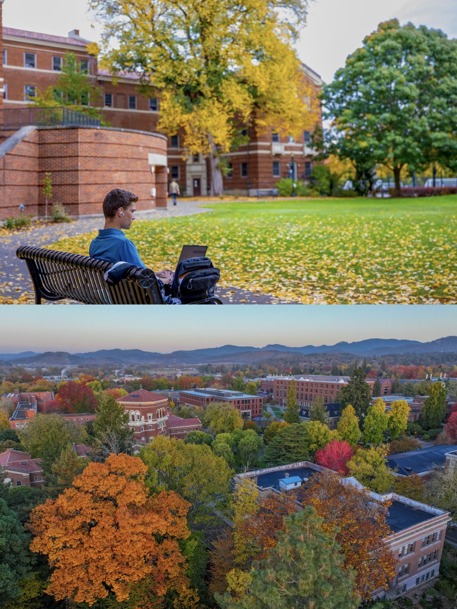 OregonState's tweet photo. Scenery included. 🍂

#OregonState https://t.co/oWo5QFAGet