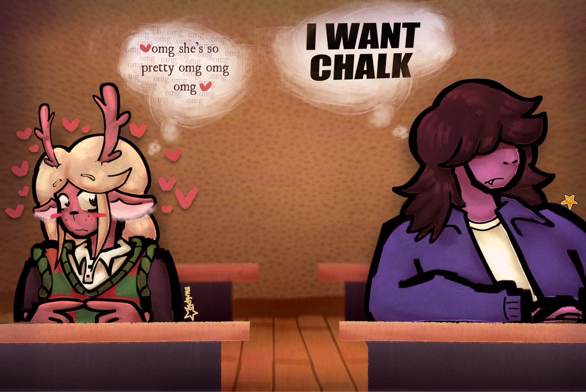 Mutpie__'s tweet photo. chalk 🤤 #deltarune https://t.co/7bIbDrTuoH