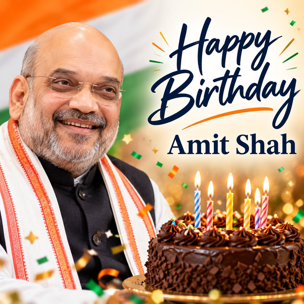 sabeer's tweet photo. Happy Birthday Amit Shah Ji! https://t.co/6uxmEy8Fuh