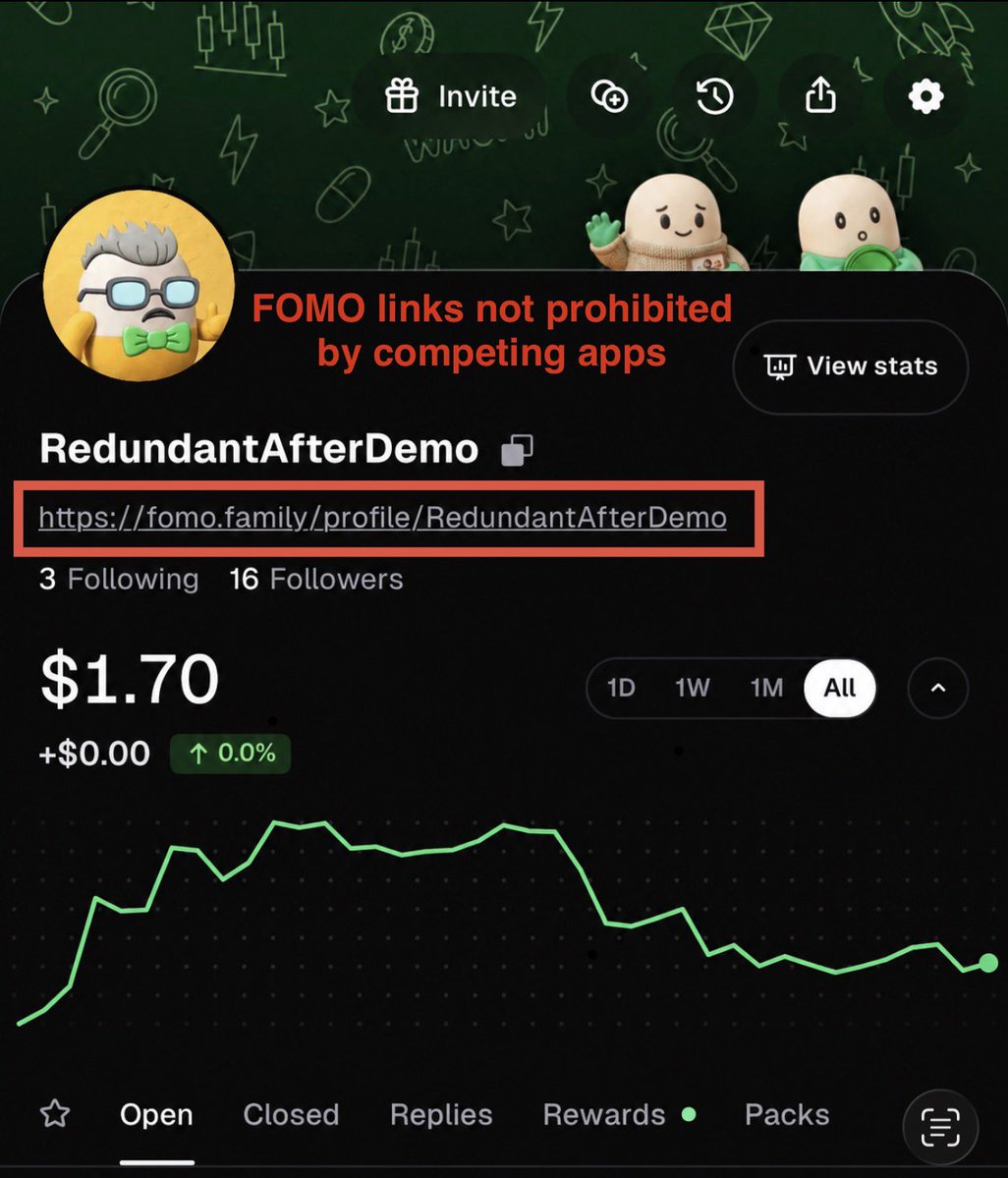 MidCurveMortal's tweet photo. 🚨FOMO APP JUST BANNED PUMPFUN LINKS IN BIOS AND CALLOUTS.

North Korean developer “Seyong” now faces accusations of  monopolizing the market through censorship and blatant authoritarian tactics. https://t.co/41HH0JwBq3
