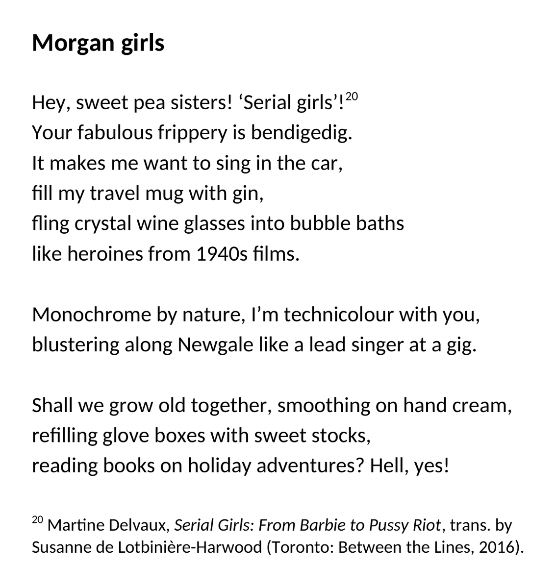 DitheringChaps's tweet photo. MEET OUR PUSHCART PRIZE NOMINEES · 2/3
Ceri Morgan with 'Unstuck'. 

Our Pushcart Prize nominations are for her poems“San Francisco Sigh” and “Word Wound”.  Here, “Morgan girls” offers another doorway into the collection.

Buy Unstuck for £9.95:
https://t.co/5RSviahluG https://t.co/sECR4VGel1