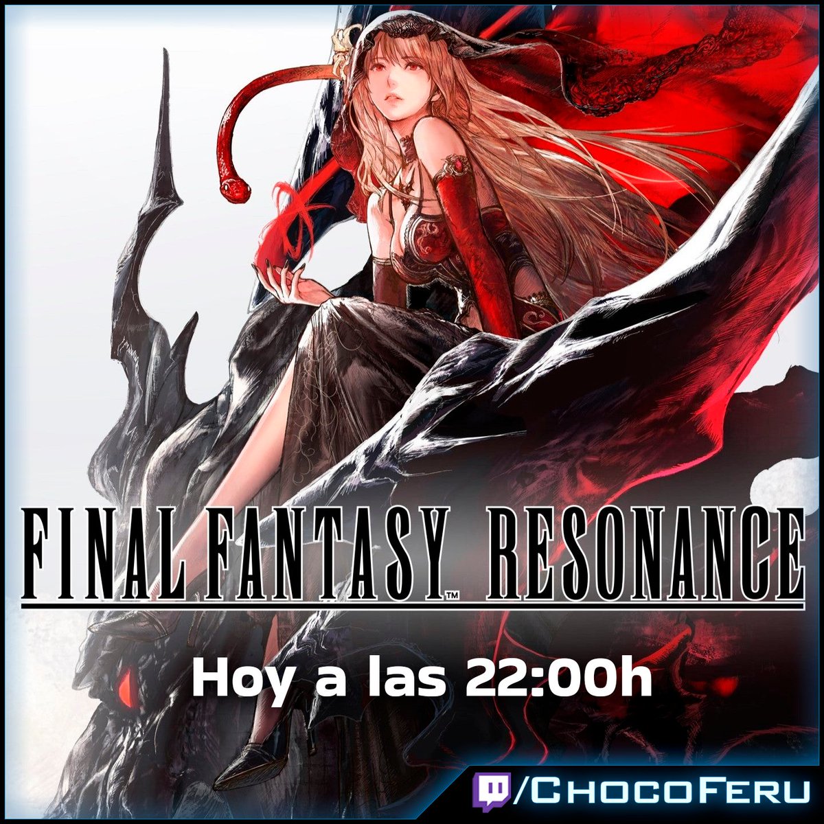 ChocoFeru's tweet photo. ¡Hoy empiezo Final Fantasy Resonance en directo a las 22:00h!

También sábado y domingo enteros a partir de las 10:00 haré una maratón del jueguito, que no sabéis las ganas que tenía de revisitar el mundo de Exvius 😍

¡Nos vemos luegoooo! #FinalFantasyResonance https://t.co/JfnXeicsaQ
