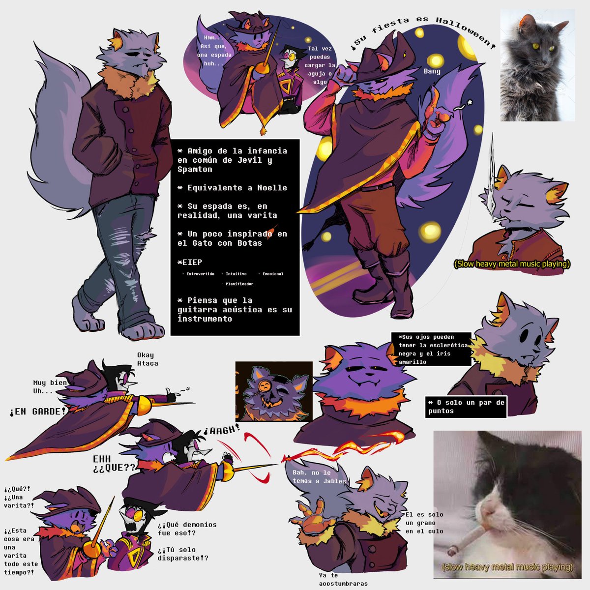 Enzotradus's tweet photo. #deltaruneㅤㅤㅤ 
Traducción al español hecha por mi 
   "Deltarune: The other puppet - Seam"
Autor original: @theotherpuppet https://t.co/778zlNMEg7