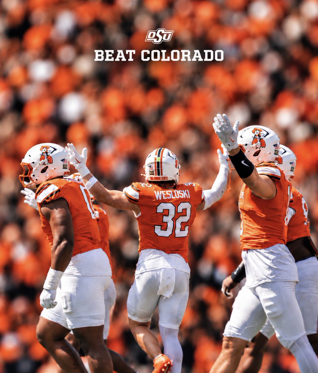 BP_State's tweet photo. ORANGE FRIDAY IN STILLWATER!

Happy Walkaround, Cowboy Nation! America’s Greatest Homecoming is here, and it’s time to paint Stillwater ORANGE!

Enjoy the Homecoming festivities tonight, and let’s pack Boone Pickens Stadium tomorrow!

BEAT COLORADO!

#GoPokes https://t.co/OFE3mZehvv
