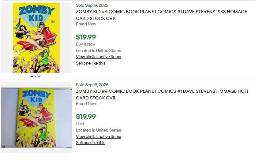 newmutantz's tweet photo. @badideahello I got an idea!  I'm selling at 19.99!   
#comics #comicbooks #creator #artist #writer #new #eBay #goodstory #buyit #coolart #1stprint #horror #sold #brandnew #salesmade #reader #ReadMore #Collect #newrelease              

Zomby Kid #4 : https://t.co/KfDOnqrh3B https://t.co/I2Rh7J4cVs