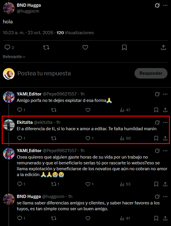BuscoEditor's tweet photo. Ningún editor debe sentirse mal por querer cobrar por su trabajo/profesión. Si no puedes pagarle a un editor, entonces mejor aprende a editar y lo haces tú, sin la necesidad de desmeritar a otros.
Además la cantidad de seguidores no demuestra que un editor sea real. (Sigo...) https://t.co/IFHZPGjF6m