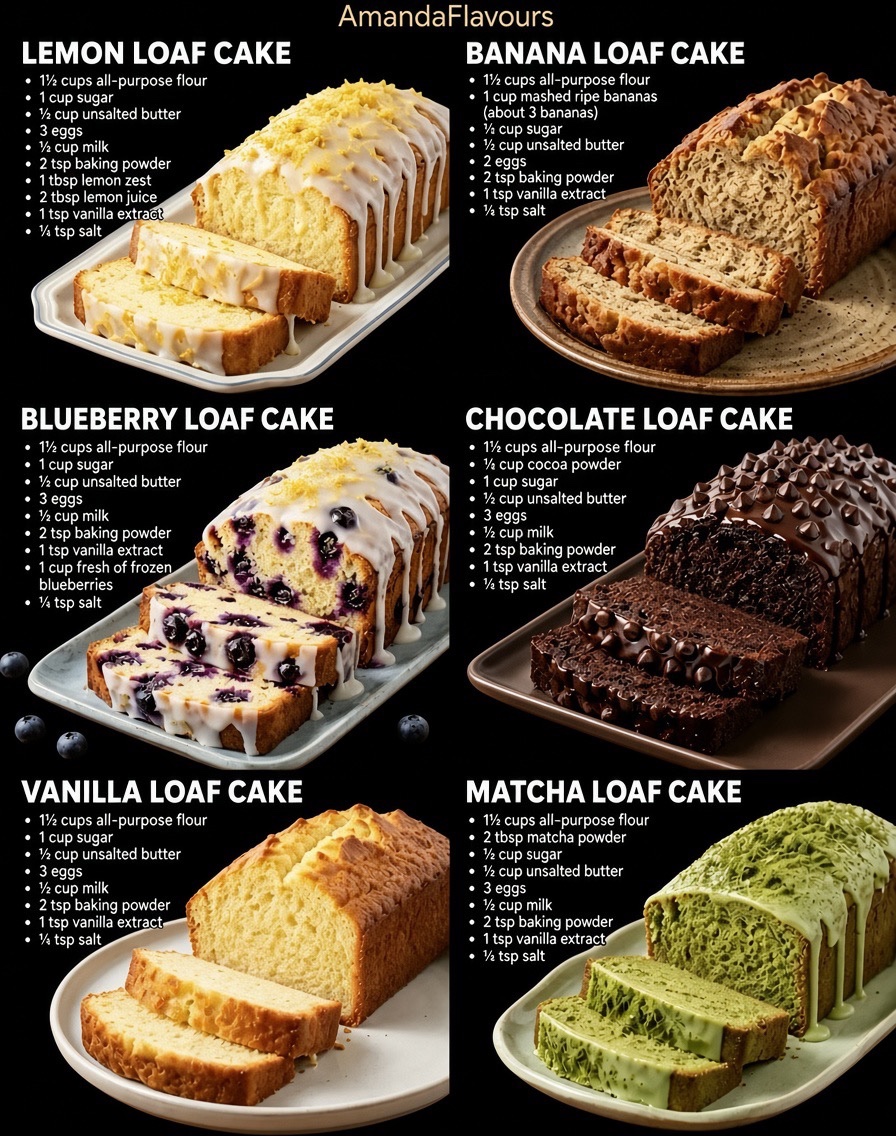 AmandaFlavours's tweet photo. Tired of complicated recipes that take forever?
These loaf cakes are the answer. Easy to make, hard to mess up, and they always come out looking and tasting amazing.

 If you can mix ingredients in a bowl, you can make these.

Loaf cakes are proof that the best desserts don’t have to be hard❗️