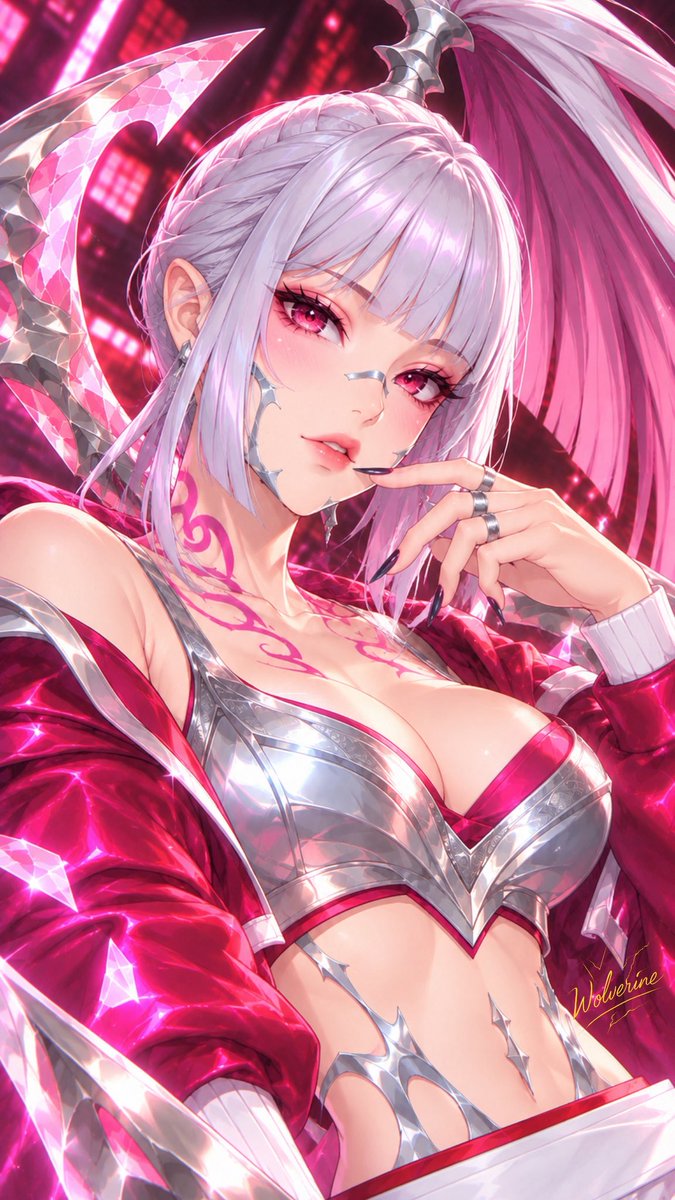 wolfj0404's tweet photo. 🥷🩷🤍🔥 
K/DA FIRESTARTER AKALI

0부터 100까지
從零至百分百

너의 무의식까지
悄悄滲透至你的潛意識中

Let’s go,
어느새 lose control. 🔥

자, beat drop.
놀아보자 얼쑤! 💥

「等你察覺的時候，
早就已經跟著我的節奏失控了。」

#Akali
#KDA
#KDAAkali
#FIRESTARTER
#LeagueOfLegends
#LOL
#阿卡莉
#英雄聯盟
#二創
#日系動漫畫作