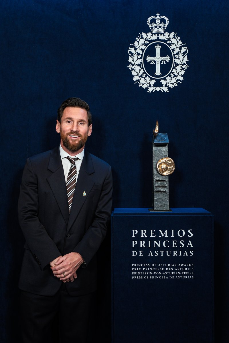 Jarm21's tweet photo. Oficialmente, Lionel Messi ha sido nombrado como ganador del Premio de la Princesa de Asturias de los Deportes 2026.

#InterMiamiCF #Messi https://t.co/j8vLeRai4Q