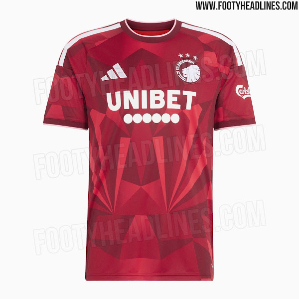 LARGOESPN's tweet photo. A possível terceira camisa do Copenhagen para a temporada 2026/27! 🇩🇰

Produzida pela Adidas, a camisa traz um design geométrico em diferentes tons de vermelho.

O que acharam? 👀

🗞️ Footy Headlines https://t.co/G4rGA0db77