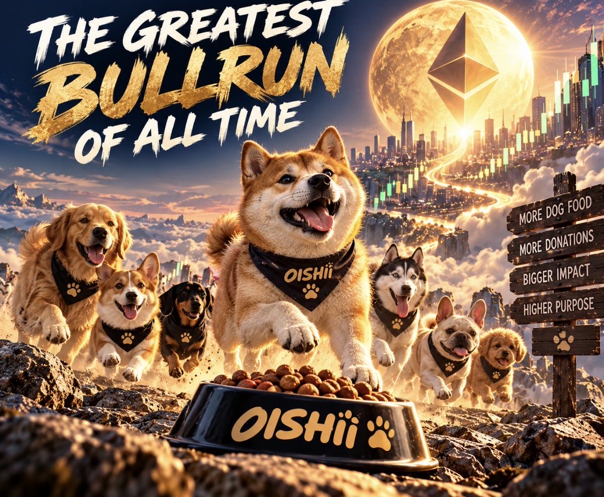 Ruth000000000's tweet photo. @ShibSpain The greatest bull run deserves more than the same old memes.
This time, even the legends need something OISHII. https://t.co/uFMeNrveHY