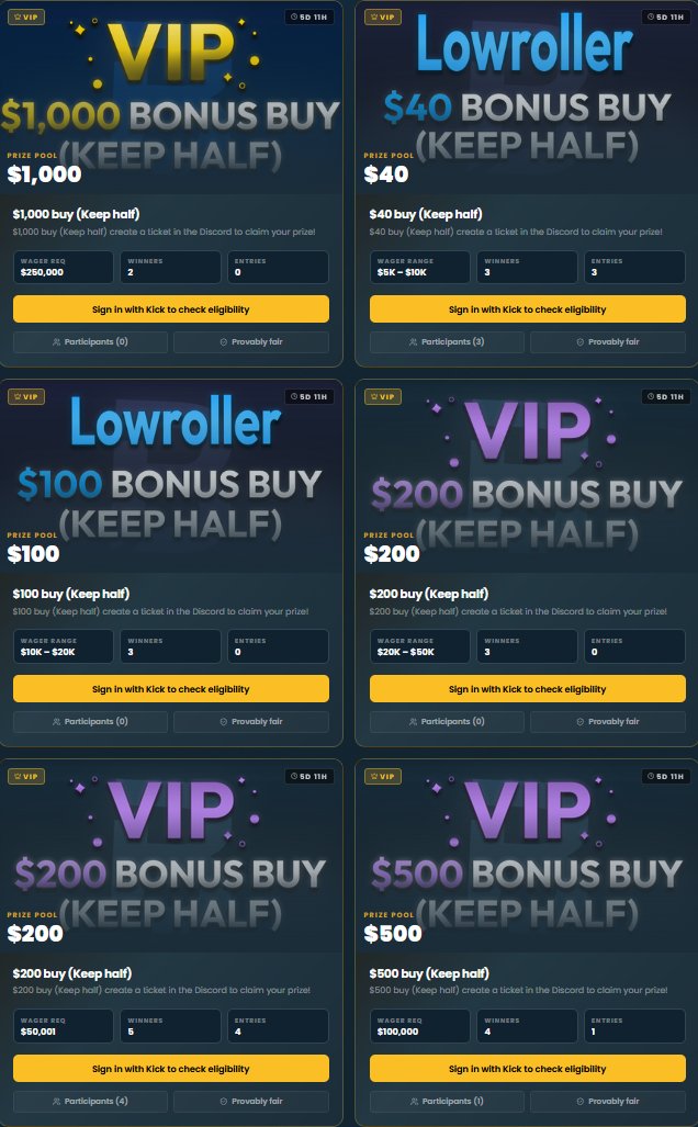 BennyDotGG's tweet photo. New VIP Raffles up for the week on @Stake! 💎

All wagerers get a chance at winning a raffle, $6,000+ up now for the high & low rollers!

🚀$100,000 in Monthly Leaderboards
- $50,000 Monthly + $12,500 Weekly Race

Don't forget about cashback, 100% affiliate commission paid back!

Get setup under code 'BENNY' today: https://t.co/7lupbI6yEH

Track your wager & check out the raffles on site!
https://t.co/M47i0gQi1f