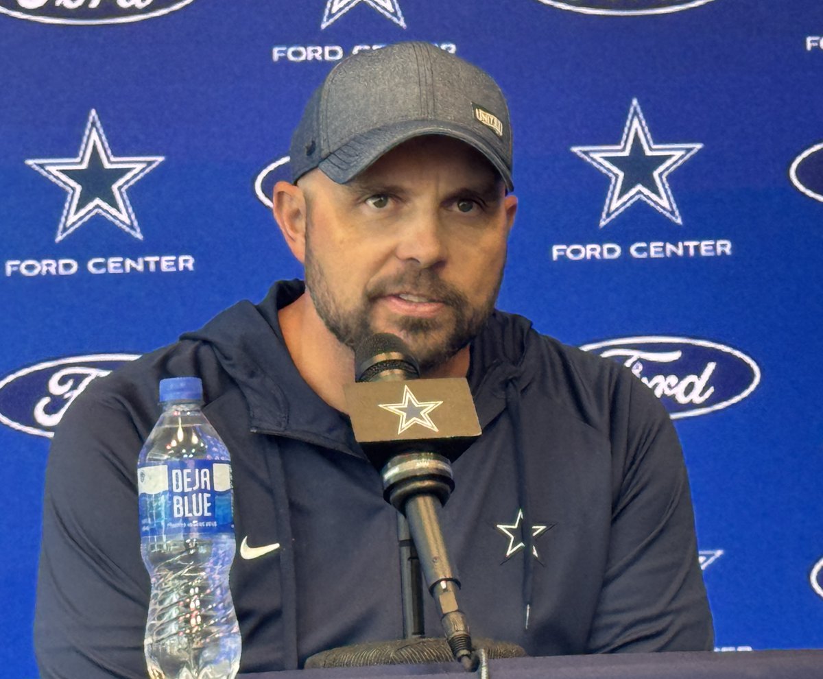 VoiceOfTheStar's tweet photo. [📝 tap to unfold]

🔬 ... one of the BIGGEST things i've harped on this week on @TalkinCowboys and in articles is my belief that the #Cowboys need to have a mechanism for "regrounding" themselves to avoid abandoning the run when the bullets start flying.

i posed that very question to Brian Schottenheimer in his press conference on Thursday.

on Friday, this quote from Klayton Adams gives me hope:

"Yeah, I think we can [stick with the run]. And that's not me criticizing play-calling. That's just continuing to communicate better on game day, and maybe me being more vigliant about, 'This is exactly what I think we need to do in this scenario.'

"And just me communicating better.  That's been my big thing this week — to be more helpful to the play-caller."
