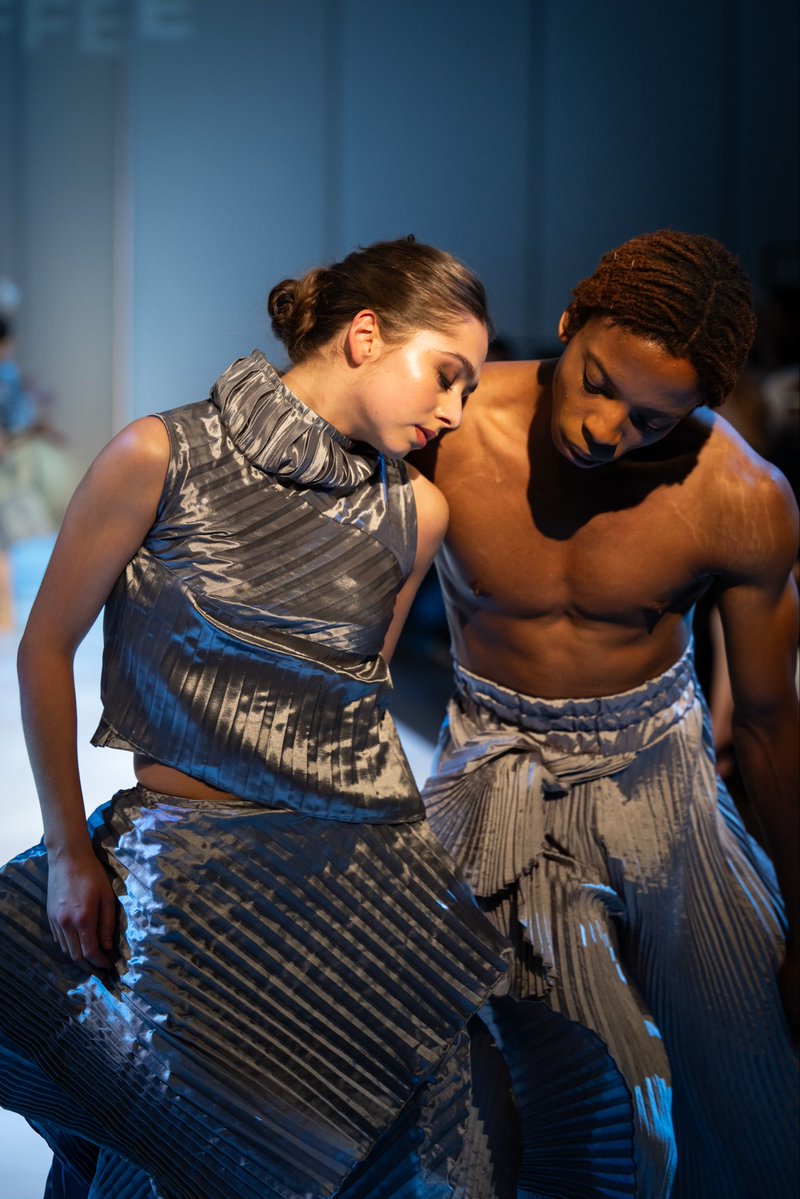 JoburgBallet's tweet photo. More from last night. Thank you to SA Fashion Week, Jacques van der Watt and the BLACK COFFEE team and Chloe Blair

Choreographer: Chloe Blair 
Dancers of Joburg Ballet
Garments: Black Coffee by Jacques van der Watt
📷 SA Fashion Week Runway captured by Eunice Driver Photography https://t.co/ko8feYKi90
