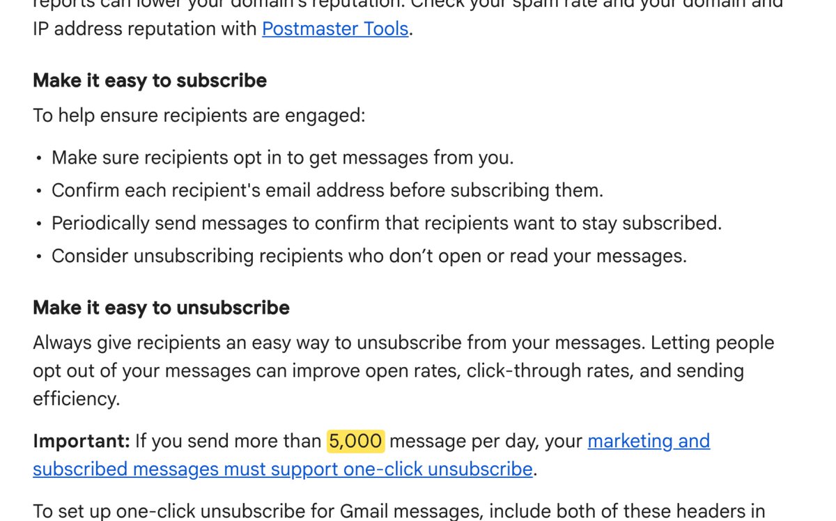 AnweshaShips's tweet photo. gmail asks every sender to keep their spam rate under 0.3%, and the cheapest way to stay there is a list of people you never email

your don't-contact list might be the most underrated list you have

save this, you'll want it

every name on it is someone who'd be annoyed to hear from you. a current customer getting a cold pitch. a competitor reading your sequence. someone who already said no

and your ICP won't catch them, because a lot of them fit it perfectly

here's how to build it (it's the one from our haiku guide):

→ current customers, first
→ competitors
→ anyone who opted out
→ wrong roles
→ anything outside your window (the example uses 30 days)

that's it

a few lines in the brief, and the worst emails you could send never get written

you can put most of it into @joinlooply too: each agent leaves out the companies and profiles you list

one condition:

the model has to apply it even when a lead looks amazing. so one line goes in the fit prompt:

"Apply every exclusion in the brief, even when the signal looks great."

the part that made me trust it: in the guide's run, a current customer posted a job for a hubspot admin. strong signal. haiku skipped it, because the brief said no

a great-looking signal is when it's easiest to forget

while everyone keeps polishing their ICP...

the list of people to leave alone is sitting right there
