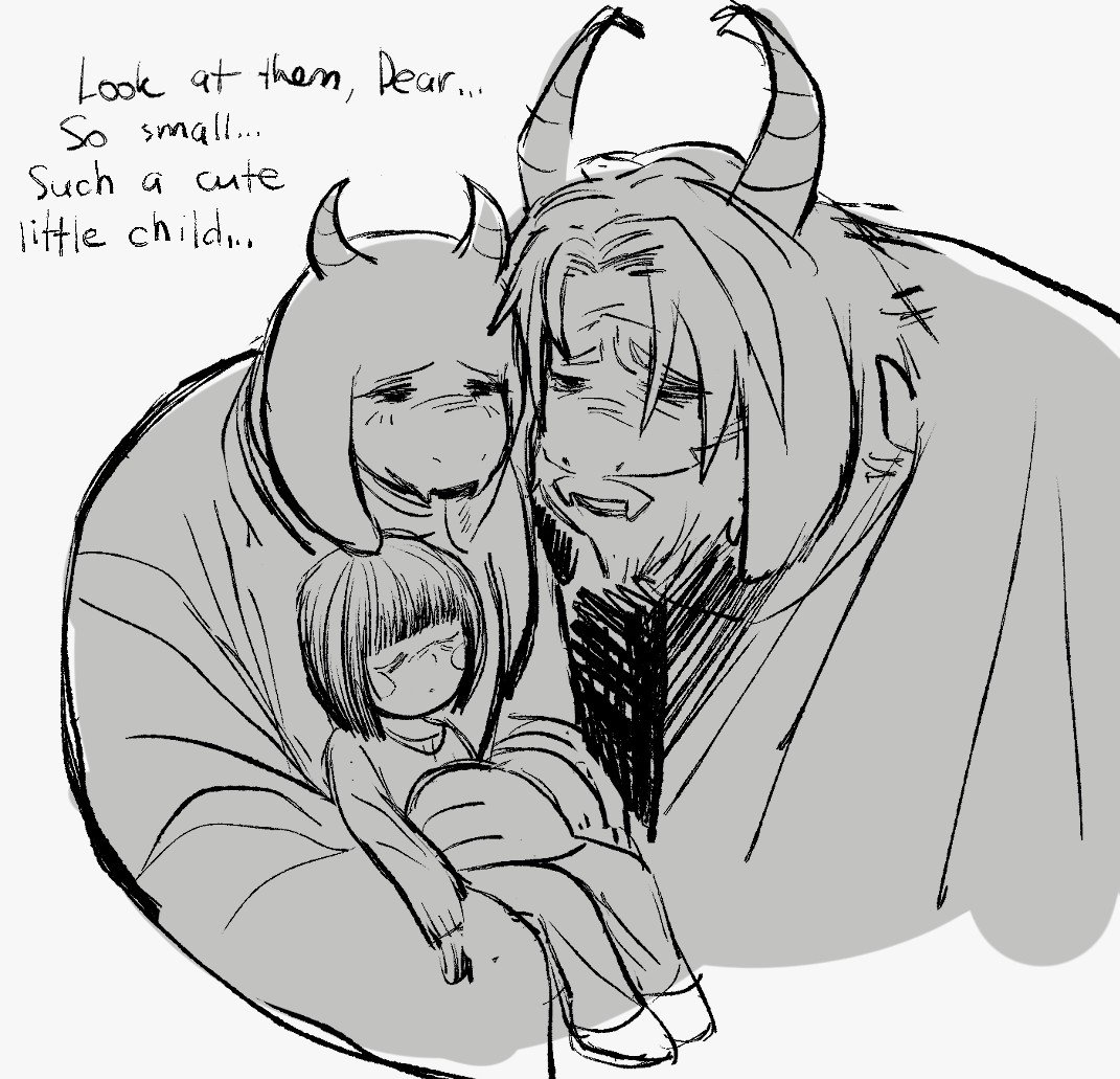 Dodya1223141's tweet photo. well i made one more sketchy comic before making another im sorry im such a larp in asgoriel 

1/3
 #chara #asgore #toriel https://t.co/8T8mmdF3uZ