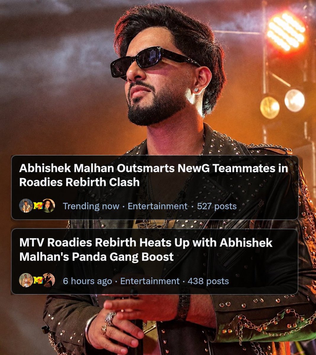 its_tarun_here's tweet photo. GANG LEADER - ABHISHEK MALHAN ❤️👑

#AbhishekMalhan #FukraInsaan #RoadiesRebirth https://t.co/j7SeIAnZRe