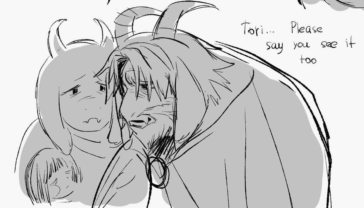 Dodya1223141's tweet photo. well i made one more sketchy comic before making another im sorry im such a larp in asgoriel 

1/3
 #chara #asgore #toriel https://t.co/8T8mmdF3uZ