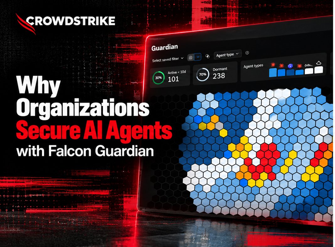 CrowdStrike's tweet photo. Since launching in September, CrowdStrike Falcon Guardian has been deployed at hundreds of organizations worldwide.

Discover five reasons organizations are choosing Falcon Guardian to secure AI agents: https://t.co/sBPuBw6TTV https://t.co/HjhW7psHld