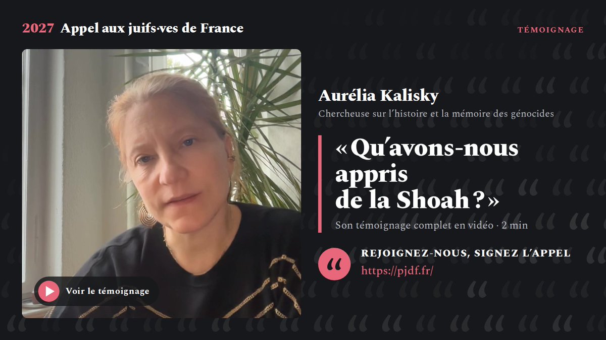 plateformejdf's tweet photo. Son témoignage complet sur notre chaîne : https://t.co/Zo6SIerj72 https://t.co/9rgZCSxE3p