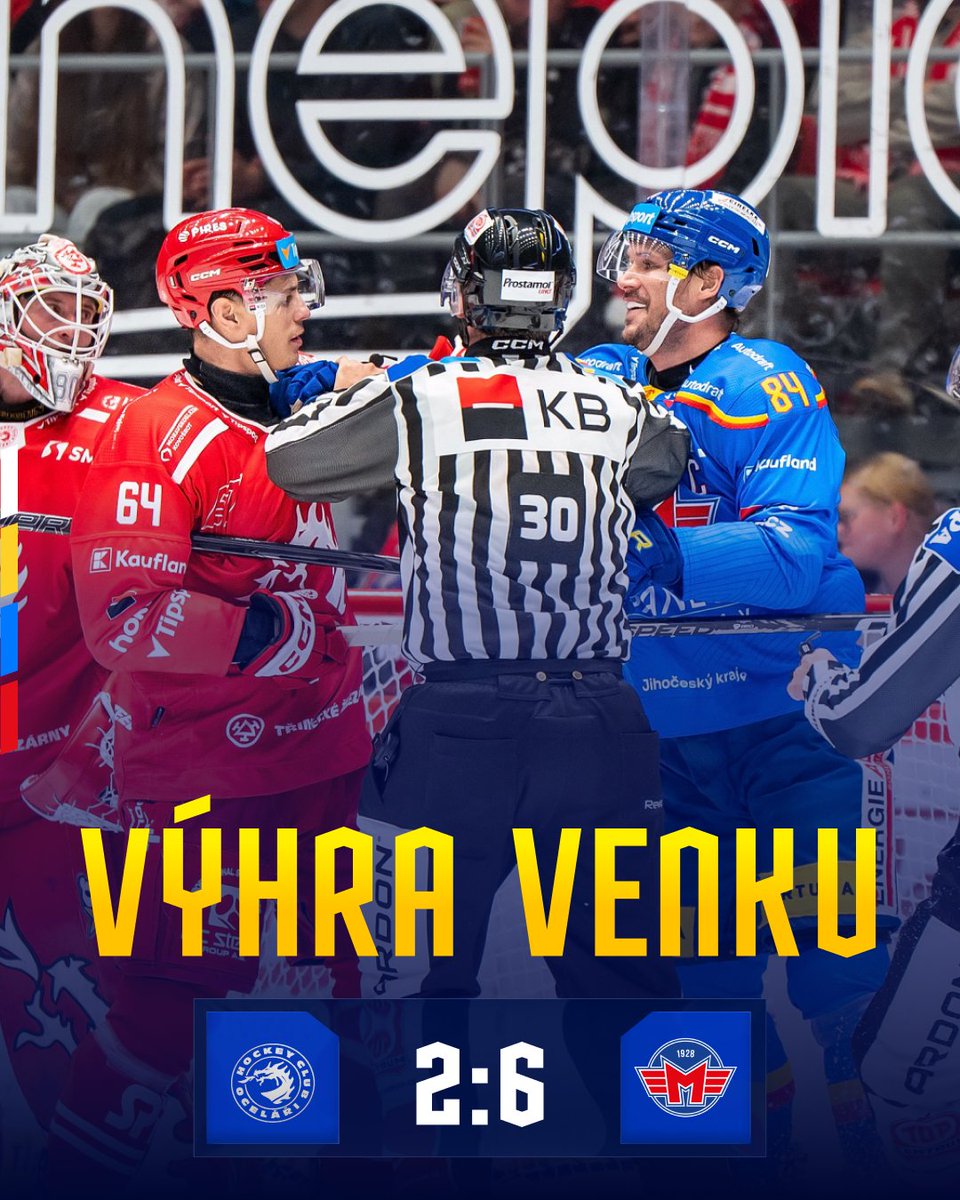 HC_Motor's tweet photo. VÝHRA VENKU | Z Třince odvážíme všechny body! https://t.co/klILYfYFLn
