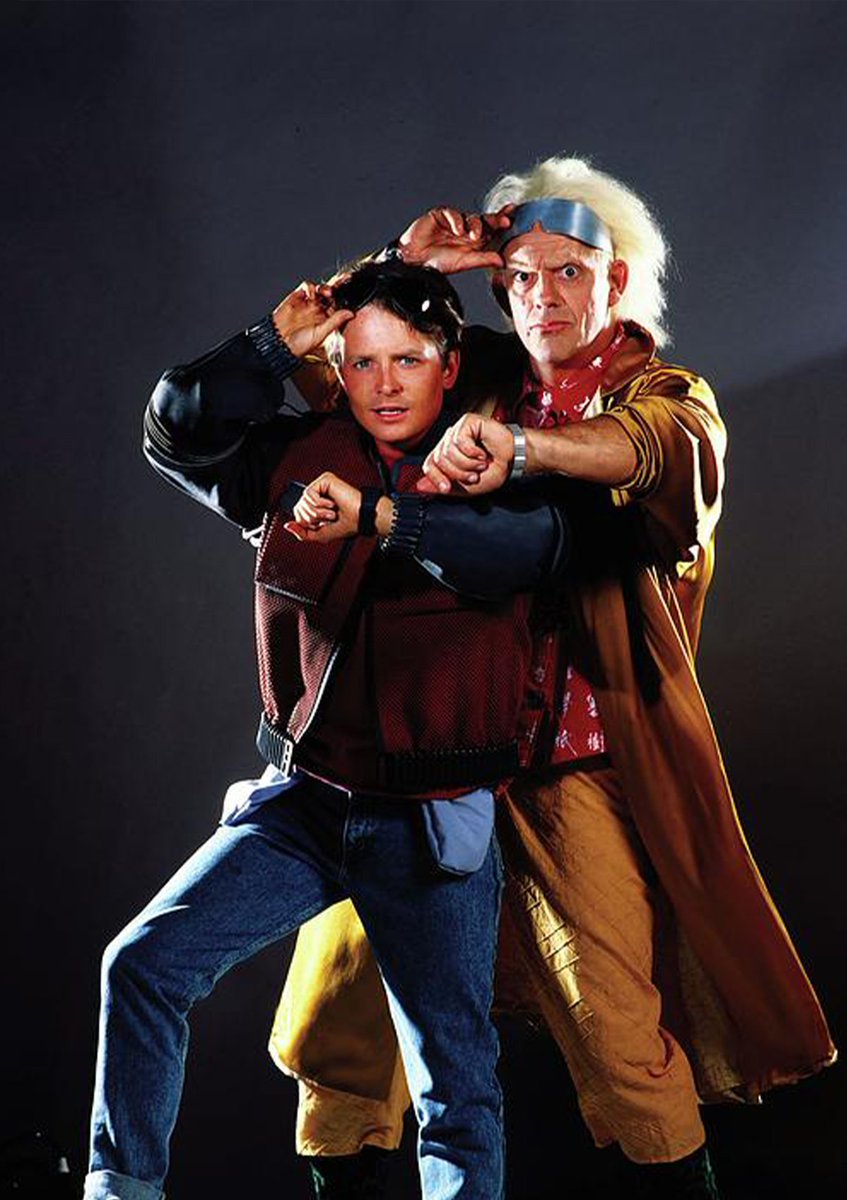 InternetH0F's tweet photo. Michael J. Fox and Christopher Lloyd reunite for Lloyd's birthday 

"Great Scott you’re 88! That’s some serious shit, love you! 😎" https://t.co/yMuKaGe8yt