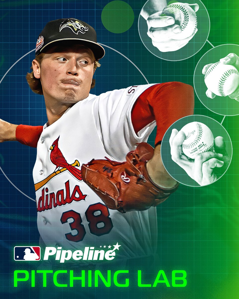 MLBPipeline's tweet photo. After undergoing Tommy John last year, @Cardinals prospect Tekoah Roby returned to action in the Fall League on Oct. 9 -- and he didn't disappoint.

Go behind the scenes with Roby as he breaks down all of his 5 pitches in the MLB Pipeline Pitching Lab: https://t.co/0siwSacyrW https://t.co/PtdE1A6pT5