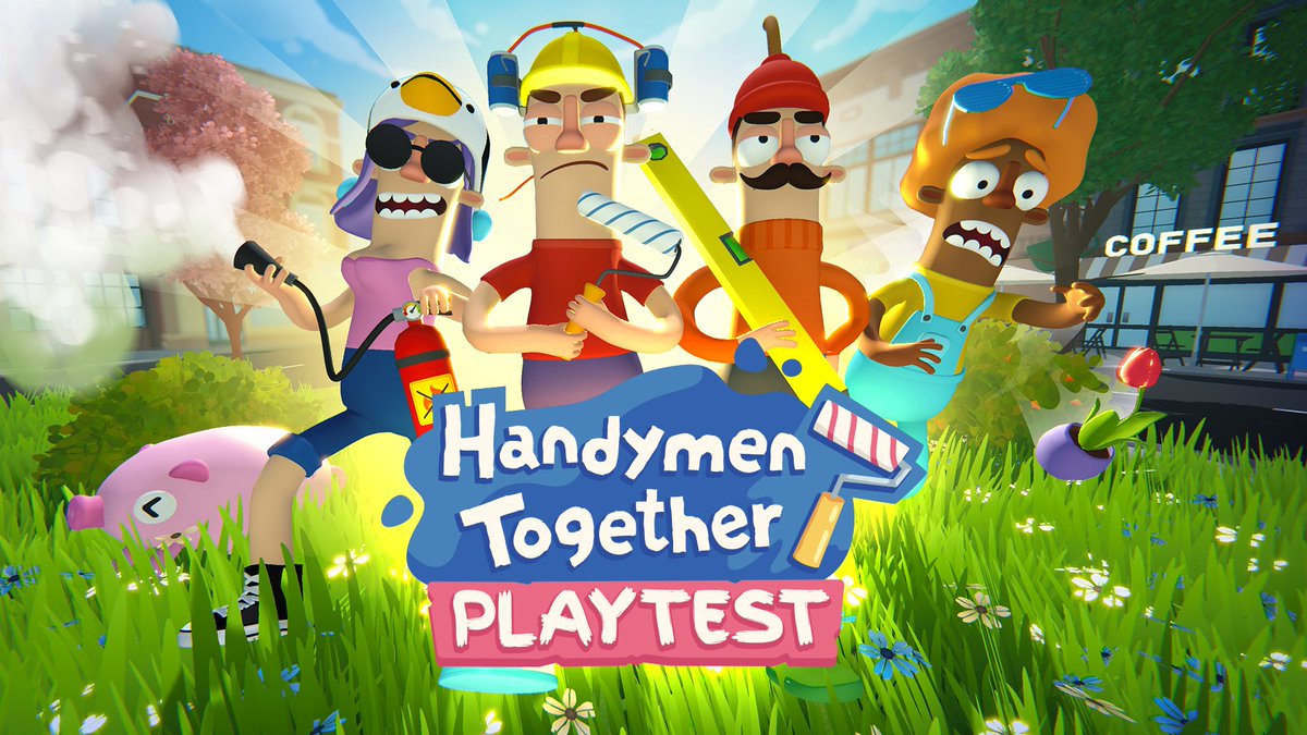 Play_Way's tweet photo. 🛠️ Handymen Together Playtest Is LIVE! Grab your tools and bring your friends for some renovation chaos!

🔗 https://t.co/XY8Hgr45fF

Take on handyman jobs solo or with your crew, and help us improve the game! 🎮

📋 Your feedback matters! Complete the short in-game survey after playing and let us know what you loved and what could be better.

Ready to get to work? Join the Playtest on Steam!