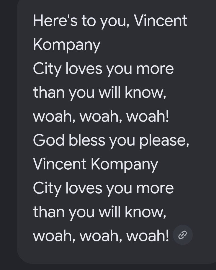 CorruptionFC's tweet photo. All together now....
GWS @VincentKompany ✊️ 😤 https://t.co/yRVIrGWEko