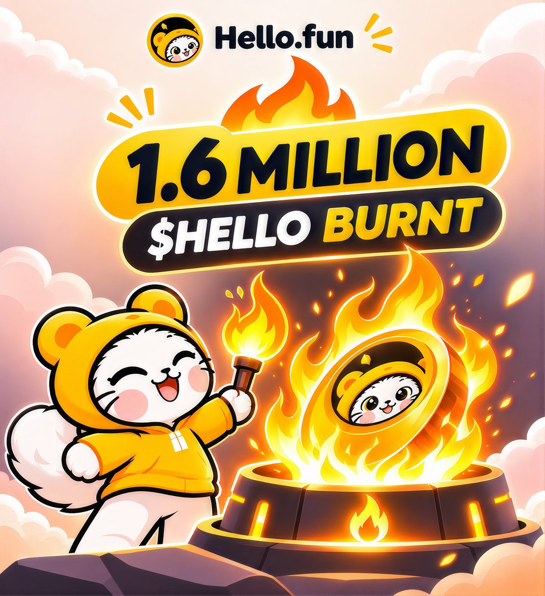 hellodotfunrh's tweet photo. ✅ First Buyback & Burn Completed

As promised, 60% of our platform revenue goes toward $HELLO buybacks and burns.

We’ve officially completed our first buyback and burn, putting our commitment into action.

https://t.co/dgjORfk5MY

No empty promises. Just building and delivering.

More to come.