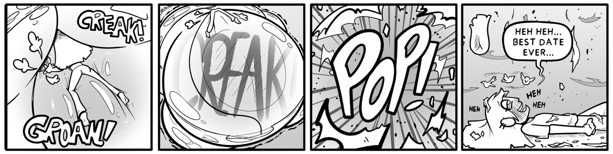 124Browser's tweet photo. Lauren gets a bit too eager in her weed-addled advances.
Thank you again to @AFallenWaffle for letting Hannah be in this arc! https://t.co/qaUEnVJIS0