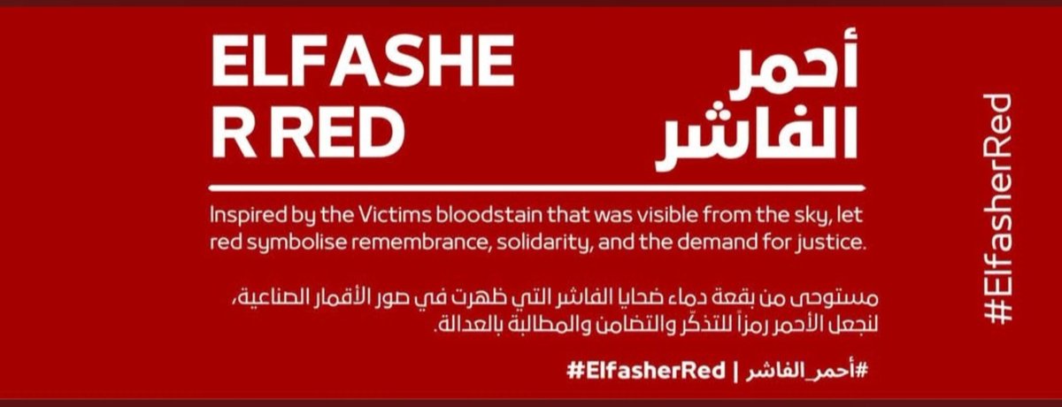 Abdelshakor49's tweet photo. October the first anniversary of the El Fasher massacre. We remember the victims, stand in solidarity with the survivors, and demand justice and accountability. El Fasher will never be forgotten. The memory lives on. 🕯️
#ElFasherRed #RememberElFasher #JusticeForDarfur https://t.co/UAFfeV9r0l