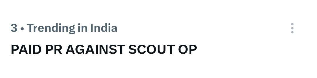 Team_Scout_Fc's tweet photo. WE’RE TRENDING AT #3! 

Buckle up, #ScoutArmy! 🔥 Let’s push harder and take our tagline straight to the TOP! 

PAID PR AGAINST SCOUT OP https://t.co/JTBXp5ApkA