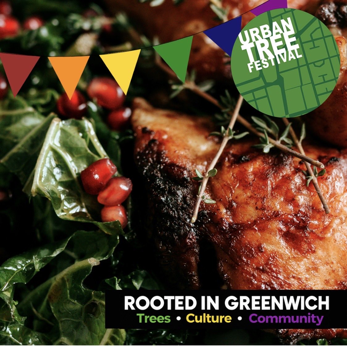 UrbanTreeFest's tweet photo. DON’T LET THE WEATHER KEEP YOU INDOORS! 🌳🍂
The storm will have passed and we’ll be warm, dry and well fed at Rooted in Greenwich tomorrow.
☕ Tea &amp; coffee
🍲 Homemade jerk chicken + rice &amp; peas
🎨 Free activities
👋 Friendly faces
🎟️ Completely FREE
📍 Greenwich Park https://t.co/VvvZdHFC9k