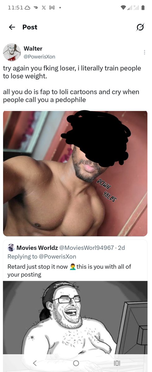 GuyFerrarii's tweet photo. My mans got a wife, but still posts stuff like this on X.
Does she know he's thirst trapping?
If he was single I wouldn't care, but he's not. 
My fiance would kill me. https://t.co/n6oowGkABi