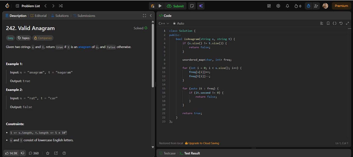 UtkarshSolves's tweet photo. DAY 85 ✅

Another day of strengthening my DSA fundamentals! 🧠

📚 Today's progress:
→ Studied Hash Maps
→ Revised Time Complexity

Revision is all about understanding concepts better and building stronger problem-solving skills.

Day 85 done. Onto the next one! 🚀 https://t.co/YtFBB0nWUt