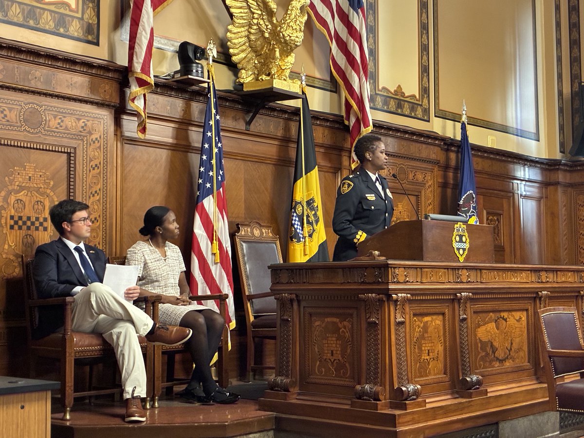 PghEMS's tweet photo. Pittsburgh EMS held a swearing-in and promotions ceremony in Council Chambers this morning.

Chief Amera Gilchrist credited the inductees as the driving force behind the Bureau's continued growth and success.

“To all being honored today: you represent the very best of who we are and who we are becoming,” Gilchrist said. “Your dedication, perseverance, and courage have carried you to this moment, and your service will carry this bureau forward.”

Congratulations to all and thank you for your service!