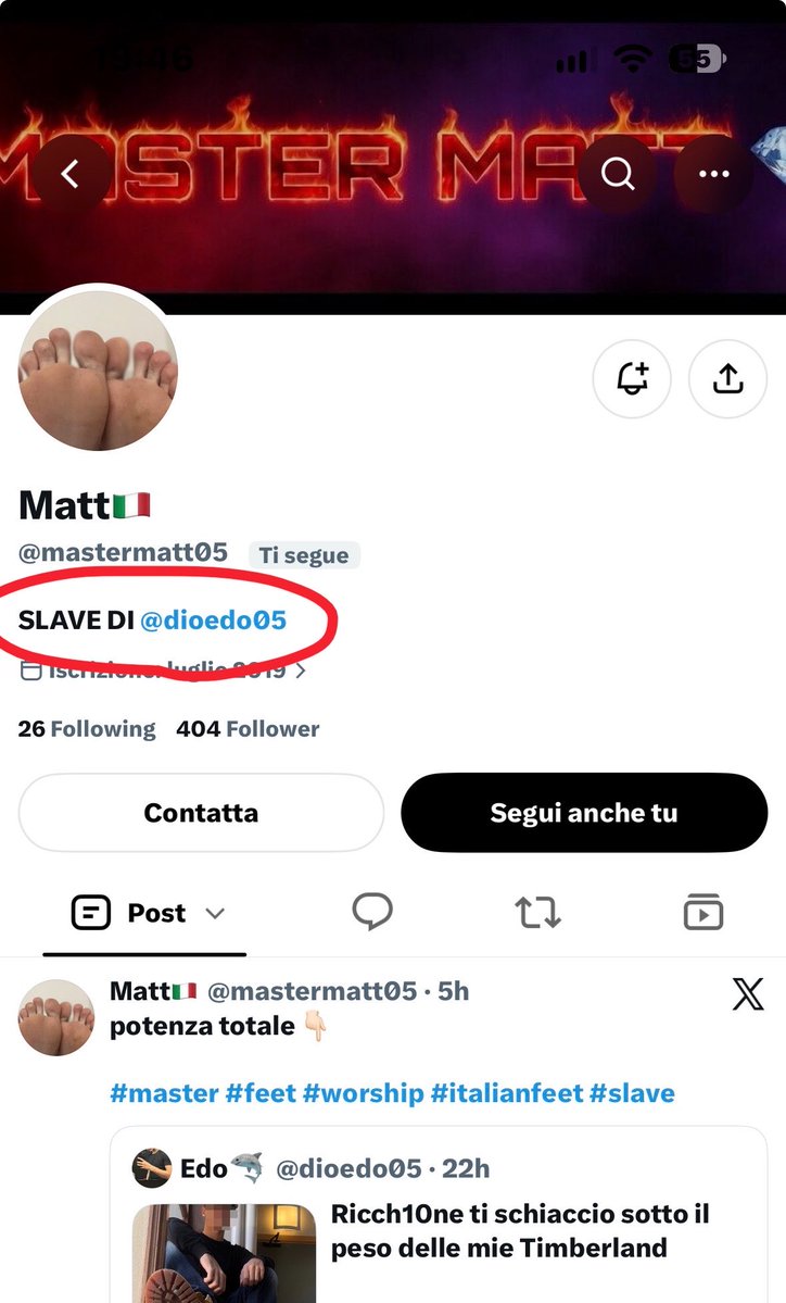 dioedo05's tweet photo. Ennesimo coglione che faceva il “master” e ora sta sotto i miei piedi 🐖

#nikeboy #cashmaster #cashslave #feet #malefeet #dirtysocks #masterfeet #findom #feetmaster #footworship #moneyslave #smelly #RT #masterita #schiavo #padrone https://t.co/GPy30ydJlm