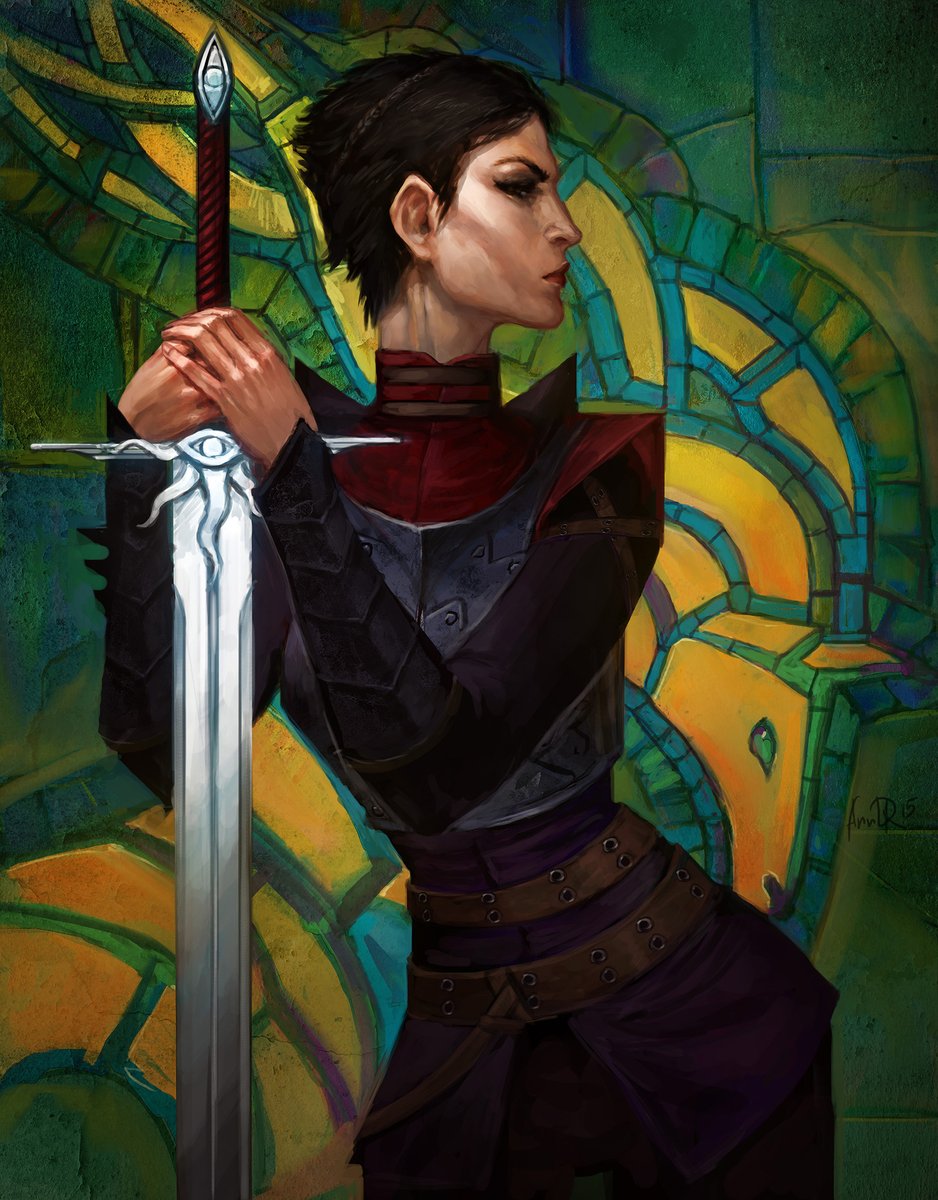 artofanndr's tweet photo. My Cassandra fanart (Dragon Age) https://t.co/uqyvrTfM3K