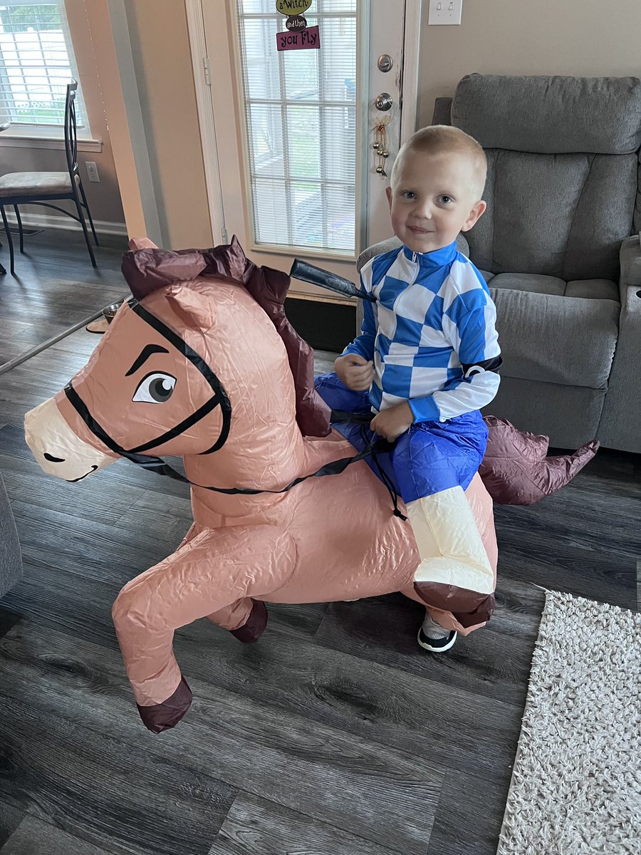 RazorSharpPicks's tweet photo. Bryson is all ready for Halloween!

With the news of @iradortiz going down, Bryson will be stepping up in his place!

Your newest jockey:

💪💪💪💪💪🐎🐎🐎🐎🐎 https://t.co/9d3Gjyf8wI