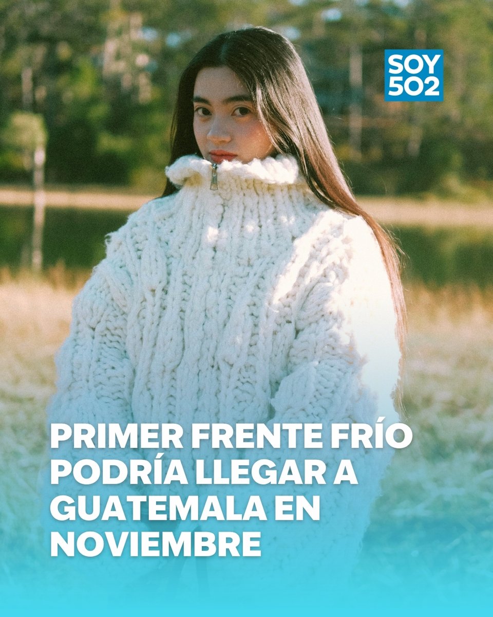 ¡Prepara tu abrigo! Prevén ingreso de primer frente frío al país