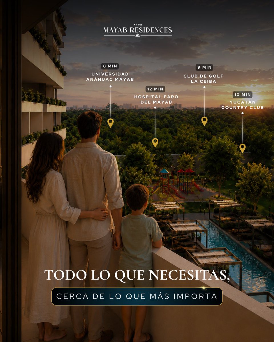 CHermosillo27's tweet photo. ¡La ubicación también es parte de la experiencia! 🙌🏻📍

@akunmexico_ Mayab Residences se encuentra al norte de Mérida, en una zona que conecta lo mejor de la ciudad: cerca del Yucatán Country Club, la Universidad Anáhuac Mayab y con fácil acceso hacia Progreso.

Un punto estratégico para vivir con comodidad, disfrutar de tu día a día y tener la costa siempre cerca. ¡Vive Mérida desde el lugar indicado! 🌴🏠