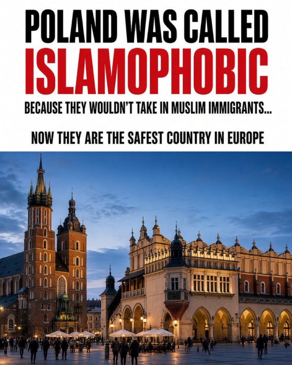 JohnFromCranber's tweet photo. Poland was the European country that was rational - they are the ones that kept the Islamic horde OUT! https://t.co/MolNBiqbBQ