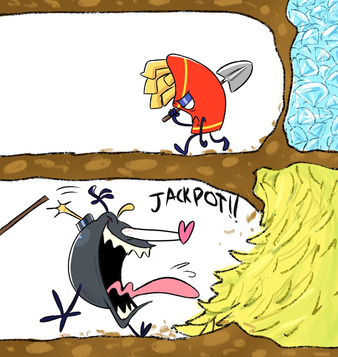 carrowthearrow1's tweet photo. "stop digging bomby, the ingredients are probably not underground." #bfdi #osc #osctwt https://t.co/FiukzaDHGO