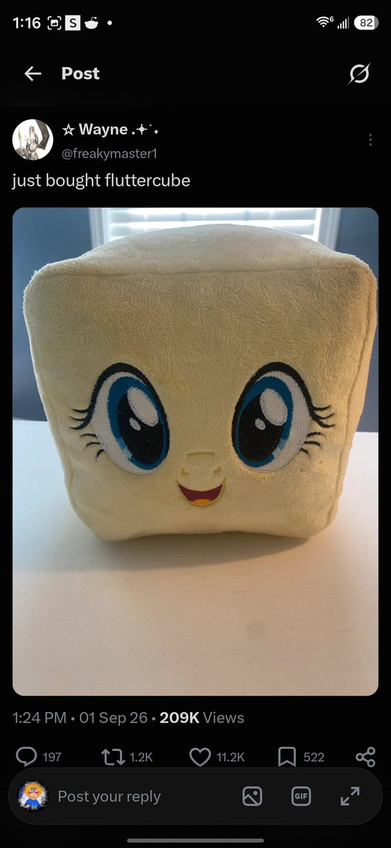 _ST4RT_A_W4R's tweet photo. "what was ur biggest impact on the internet" fluttercube. like it didnt make it super far but it make it somewhere https://t.co/ejjg5A1ai8